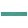 Teal sanding belt on white background