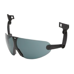 Industrial protective visor with adjustable arms