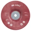 3M grinding disc, red, labeled with specifications.