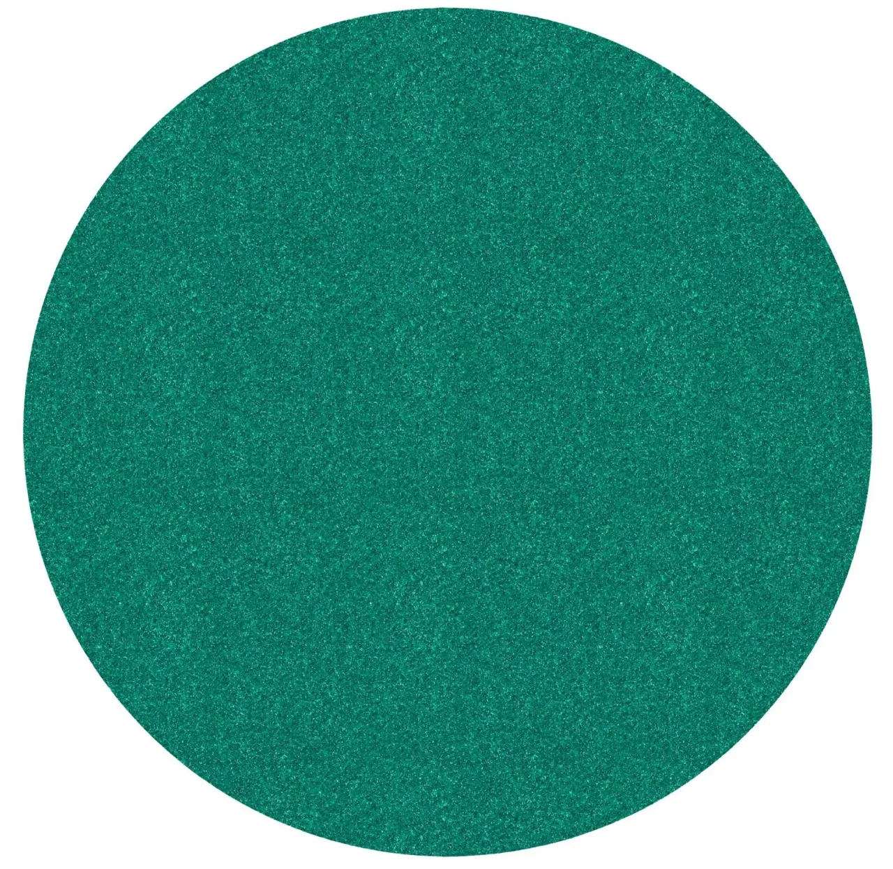 Green circle with textured surface pattern