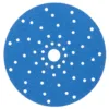 Blue perforated sanding disc for power tools