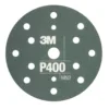 3M P400 sanding disc with holes.