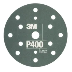 3M P400 sanding disc with holes.