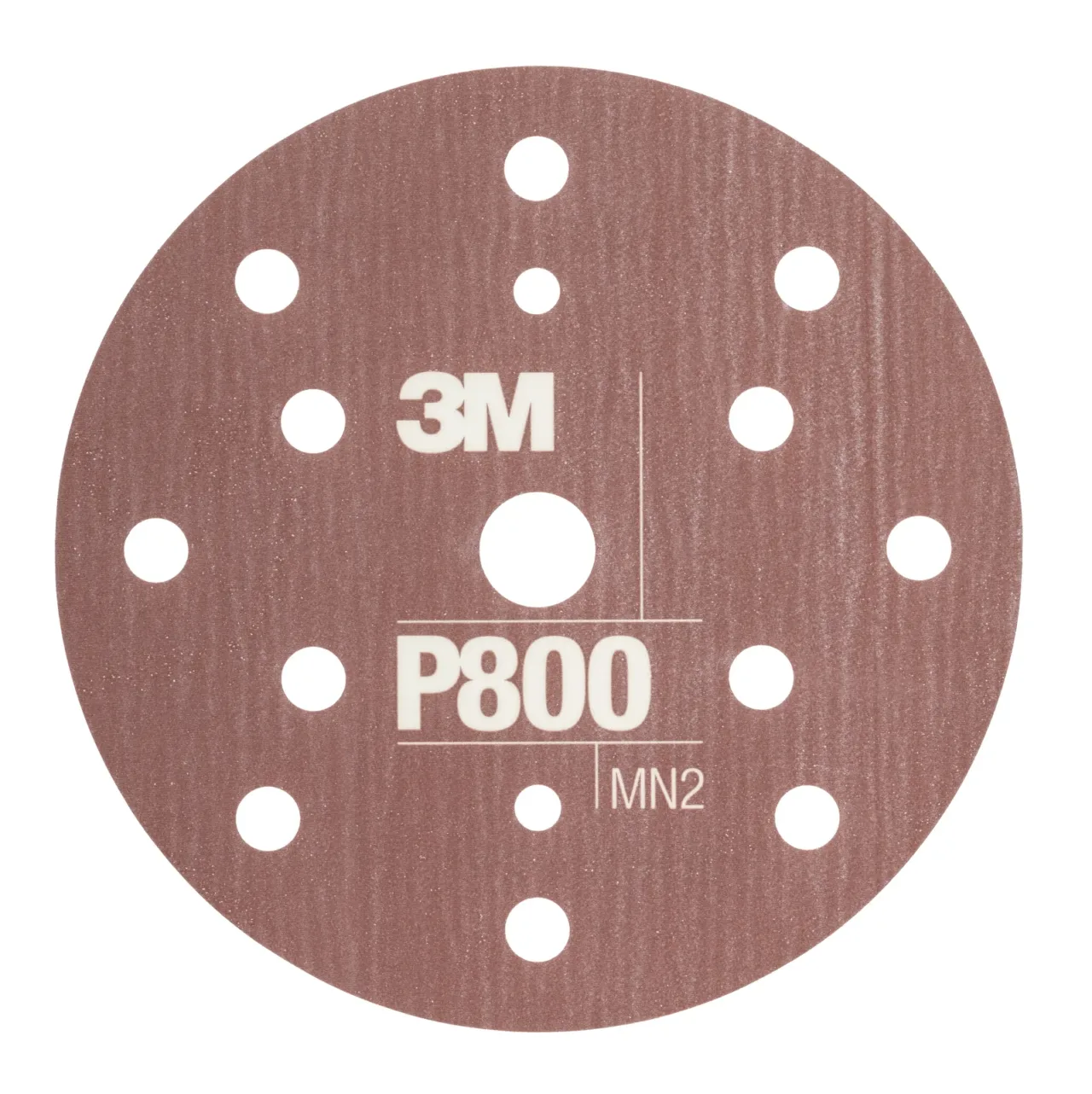 3M P800 grit sanding disk with holes.