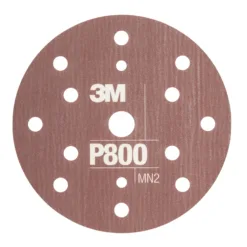 3M P800 grit sanding disk with holes.