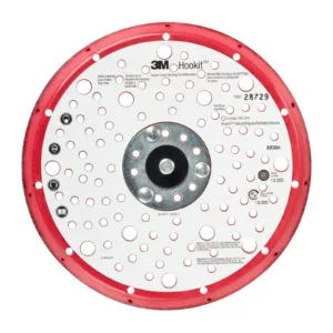 3M Hookit sanding disc with red edge