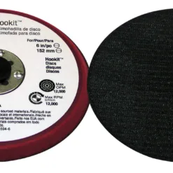 3M Hookit disc pad, abrasive surface shown