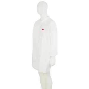 White protective lab coat on mannequin