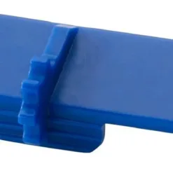 Blue plastic leveling wedge tool