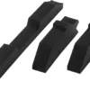 Black foam rifle case inserts set of three