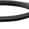 Flexible rubber sealing strip, black and gray