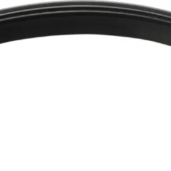 Curved rubber weatherstrip for door seals