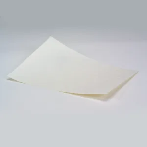 Blank sheet of paper on a white background