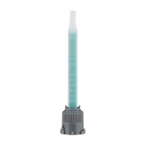 Blue and gray static mixer nozzle