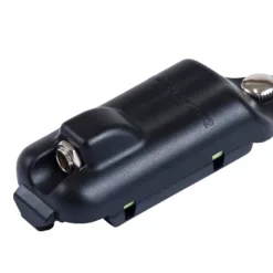 Black handheld encoder with metal connector