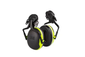 3M hearing protection earmuffs, yellow and black