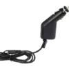 Black car charger with cord