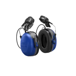 Blue ear protection muffs for noise reduction