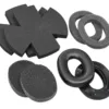 Various foam and rubber padding parts