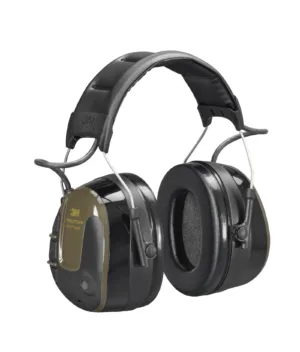 Black noise-cancelling headphones with padded ear cups.