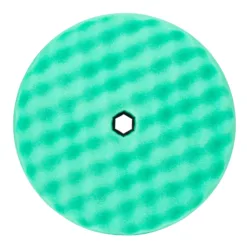 Green hexagon foam polishing pad