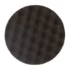 Round black acoustic foam panel