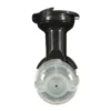 HVLP spray gun nozzle, black and clear design