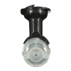 HVLP spray gun nozzle, black and clear design