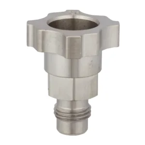 Stainless steel industrial fitting component