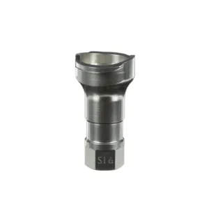 Steel hydraulic adapter with hex nut, size S16