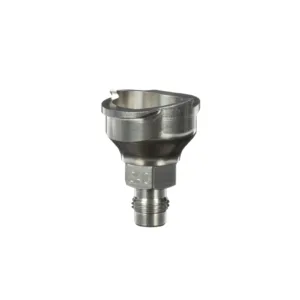 Metal nozzle for industrial equipment