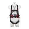 Safety harness on transparent mannequin torso