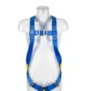 Blue safety harness on mannequin