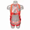 Red safety harness on mannequin