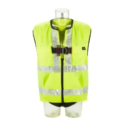 High visibility safety vest on mannequin