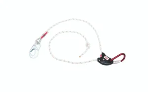 Rope lanyard with carabiner and hook