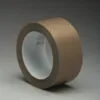 Brown roll of fabric-reinforced adhesive tape