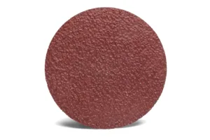 Close-up of a round sandpaper disc