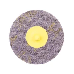Abrasive sanding disc with yellow center