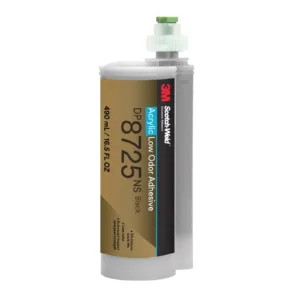 3M adhesive cartridge, low odor, black, 490mL