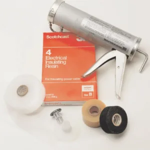 Electrical insulating resin kit with accessories