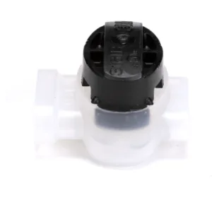 Plastic and metal water flow sensor