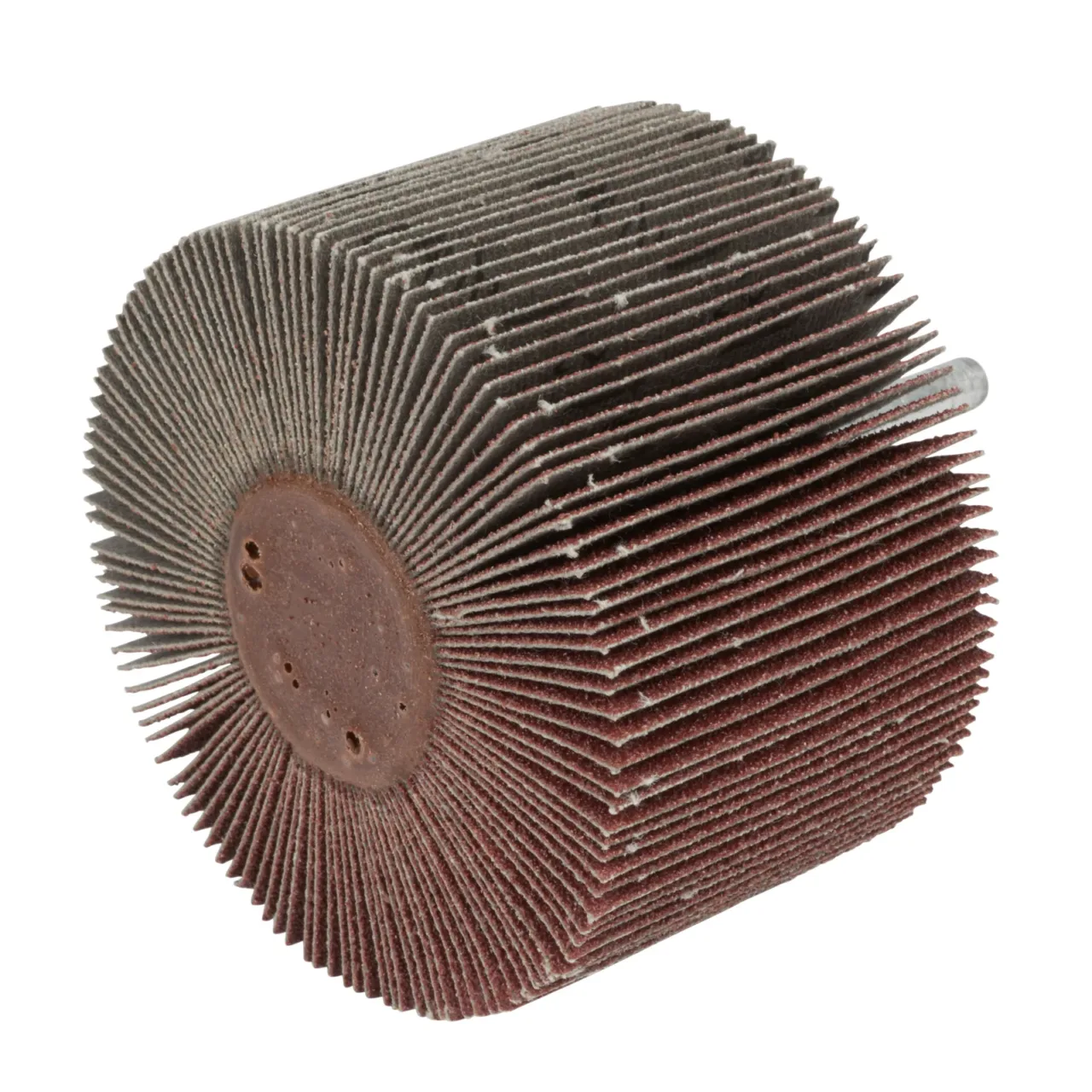 Abrasive flap wheel sanding tool for metal finishing