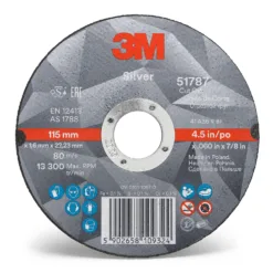 3M Silver cutting disc, 4.5 inches, 115 mm.