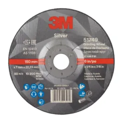 3M grinding wheel, 150mm, industrial use.