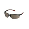 Sporty sunglasses with red accents and dark lenses.