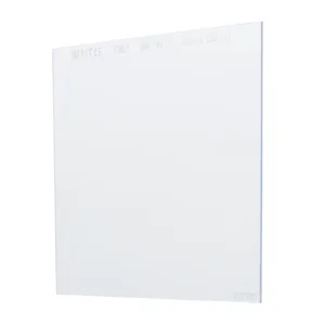 Transparent safety face shield with engravings