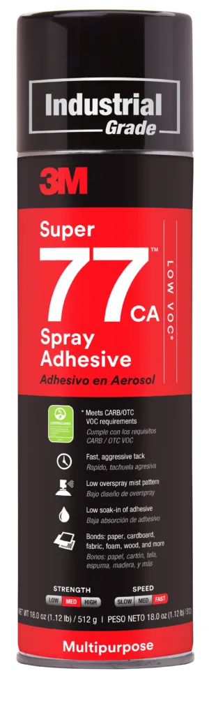 3M Super 77 Spray Adhesive can