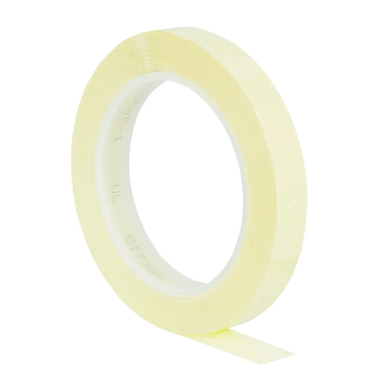 Roll of transparent adhesive tape