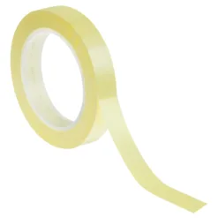 Roll of translucent yellow adhesive tape